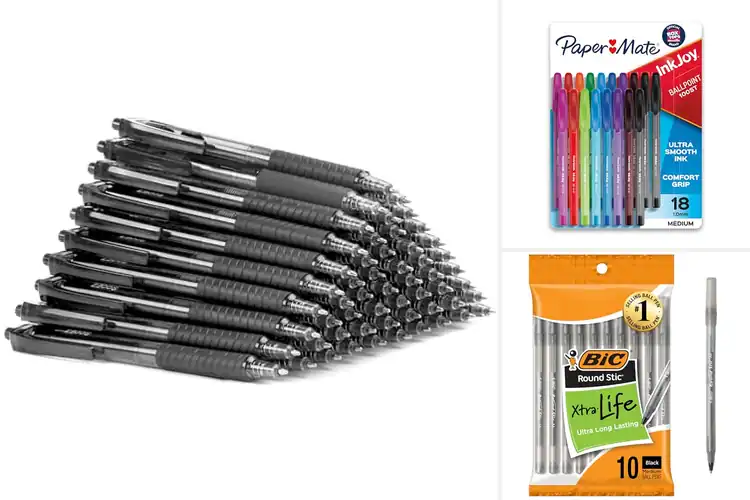 Detailed view of Best Ballpoint Pens Packs: Smooth, Durable, Colorful