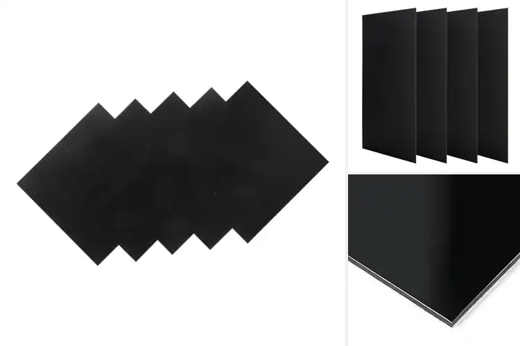 Detailed view of Best Black Aluminum Panel