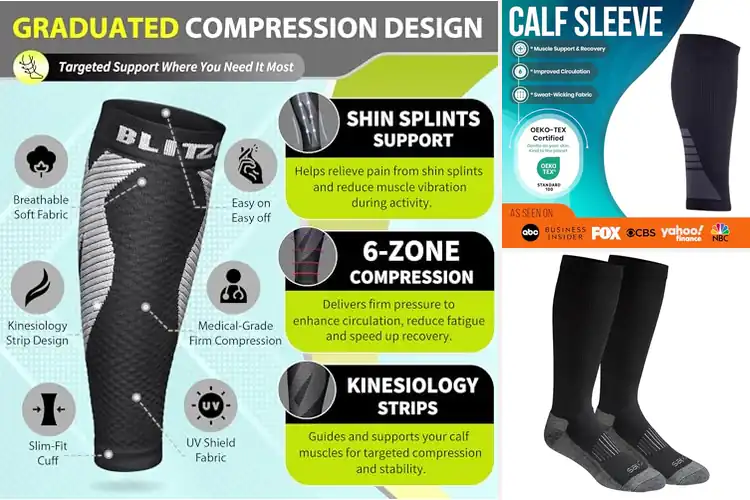 Detailed view of Best Calf Support Socks: Top 10 Picks for Comfort & Energy