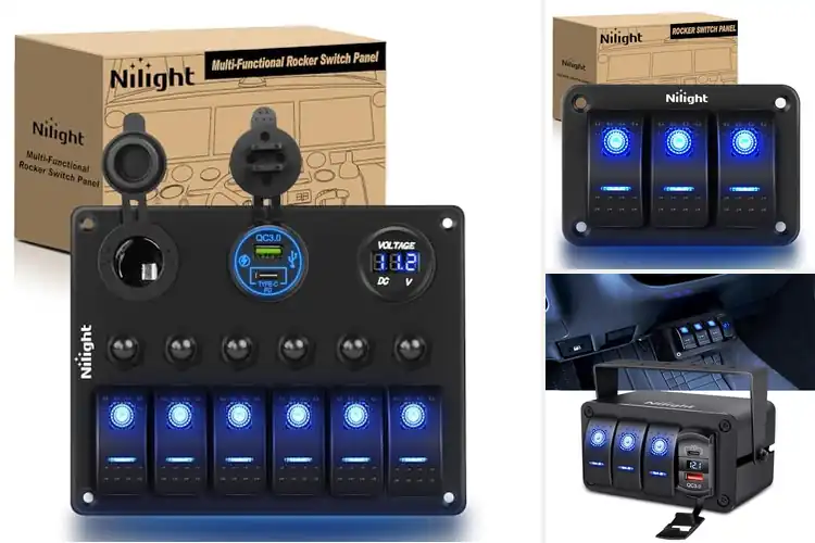 Detailed view of Best Car Rocker Switch Panels : Power Up Your Ride