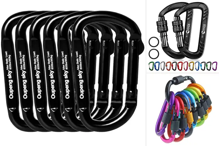 Detailed view of Best Carabiner Clips for Hiking