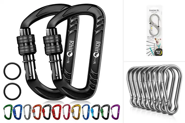 Detailed view of Best Carabiner Clips for Pet Leashes