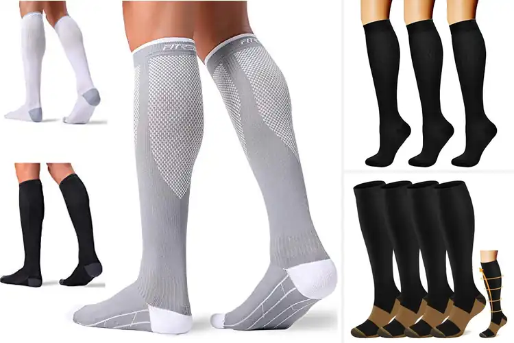 Detailed view of Best Circulation Support Socks: Feel Lighter Legs