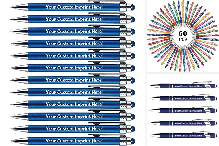 Detailed view of Best Colorful Logo Pens