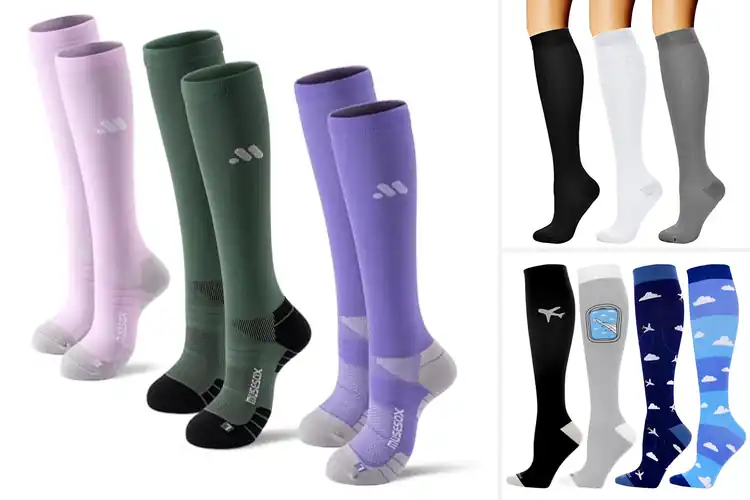 Detailed view of Best Compression Socks For DVT Prevention