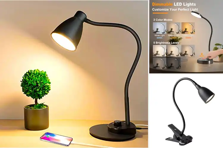 Detailed view of Best Dimmable Gooseneck Lamps