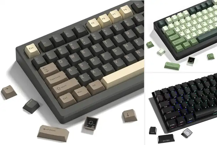 Detailed view of Best Double Shot PBT Keycaps