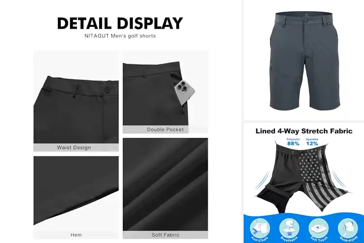 Detailed view of Best Four Way Stretch Shorts: Ultimate Comfort & Flexibility