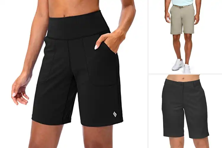Detailed view of Best Golf Bermuda Shorts