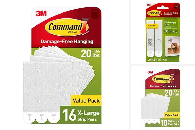 Detailed view of Best Heavy Duty Hanging Strips