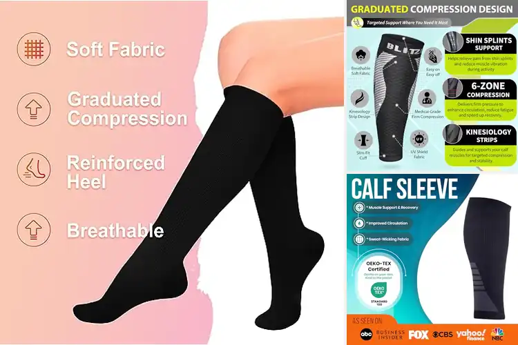 Detailed view of Best Leg Support Socks