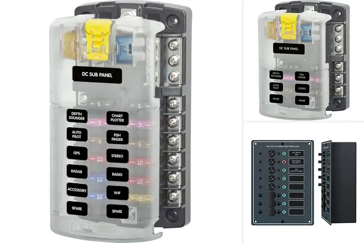 Detailed view of Best Marine Electrical Panels