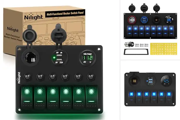 Detailed view of Best Marine Switch Panels