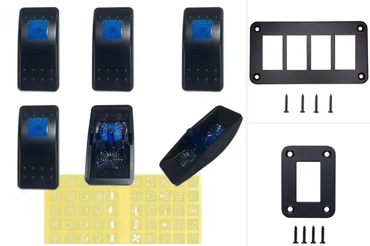 Detailed view of Best Marine Switch Plates: Top 10 Durable & Sleek Designs
