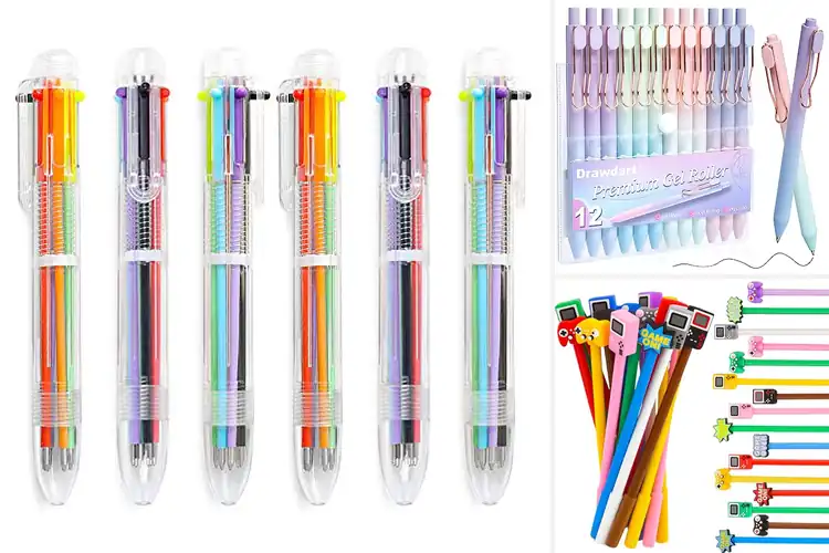 Detailed view of Best Party Favor Pens: Colorful Designs Everyone Will Love