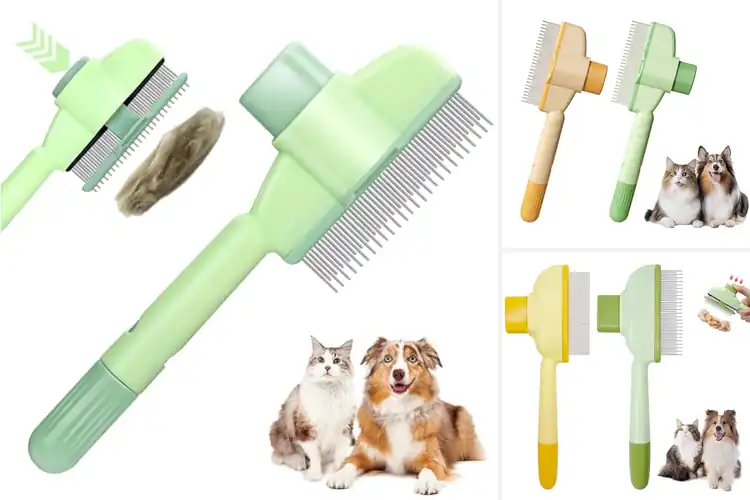 Detailed view of Best Pet Hair Removal Combs: Stress-Free Grooming Solutions