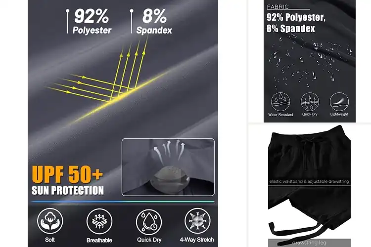 Detailed view of Best Quick Dry Women’s Shorts With Pockets