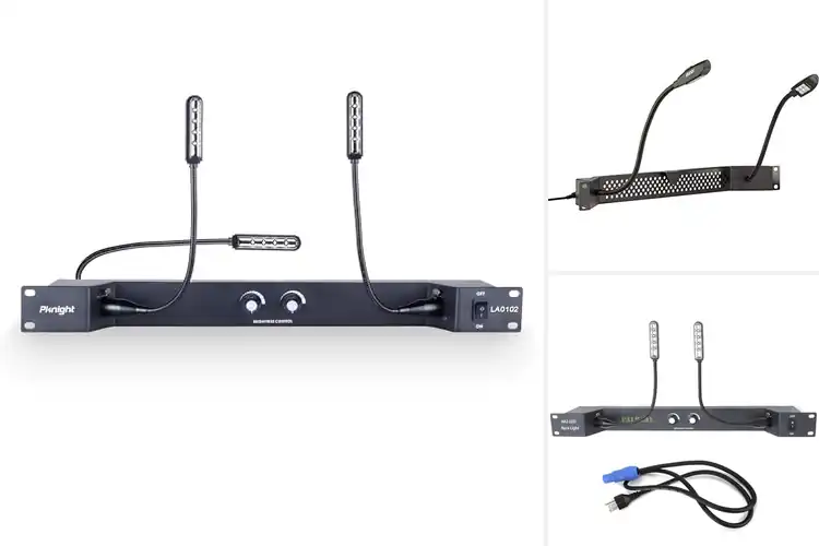 Detailed view of Best Rackmount LED Gooseneck Lamps