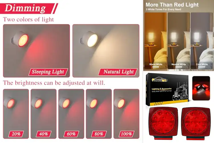 Detailed view of Best Red White LED Lamp: Top 10 Picks for Ultimate Lighting