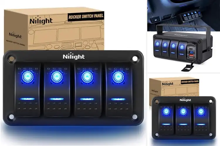 Detailed view of Best Rocker Switch Panels