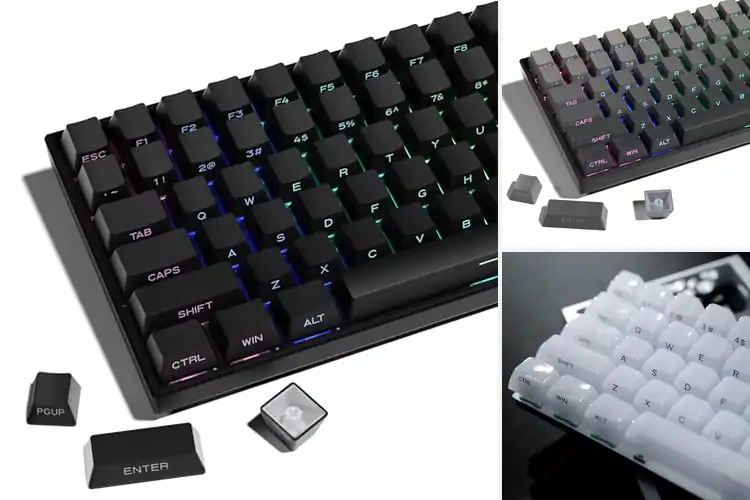 Detailed view of Best Side Printed Keycaps
