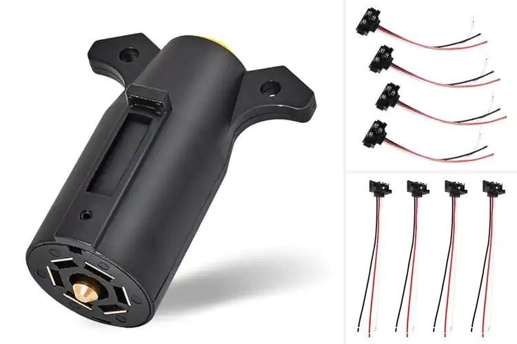 Detailed view of Best Trailer Brake Light Connectors