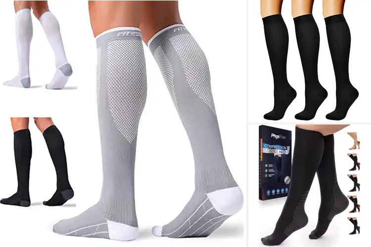 Detailed view of Best Travel Compression Socks