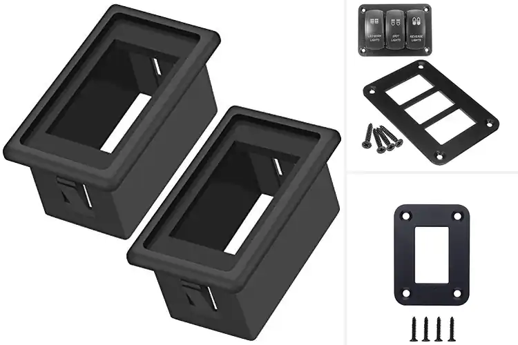 Detailed view of Best Universal Panel Mount Rocker Switch Holder