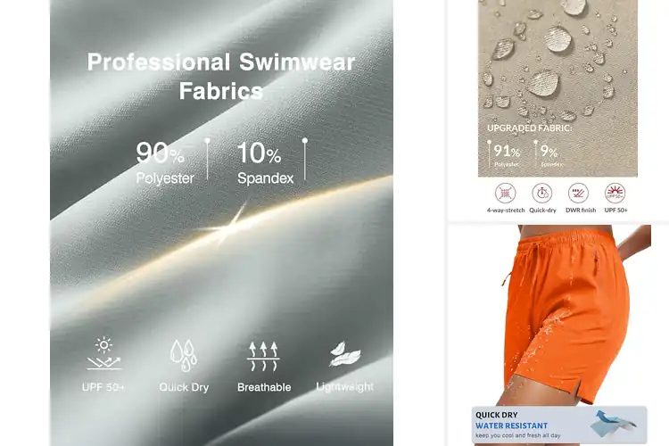 Detailed view of Best UPF 50+ Women Shorts