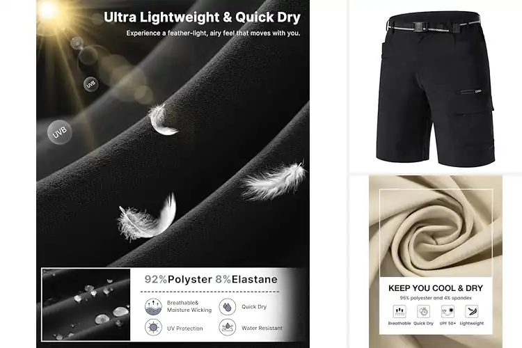Detailed view of Best Versatile Golf Travel Shorts