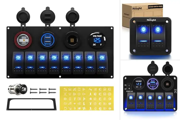 Detailed view of Best Waterproof Rocker Switch Panel