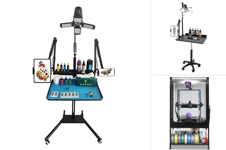 Detailed view of Best Workstation Rack Lighting